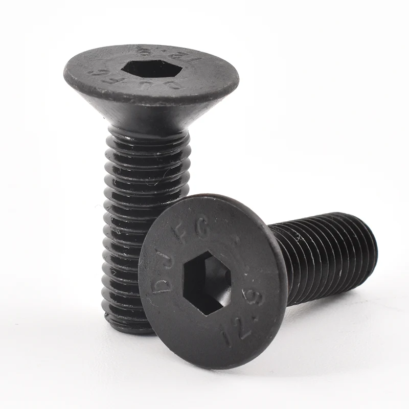 Nigrum Oxide Hex Socket Congridersunk Caput Cap Cochleas