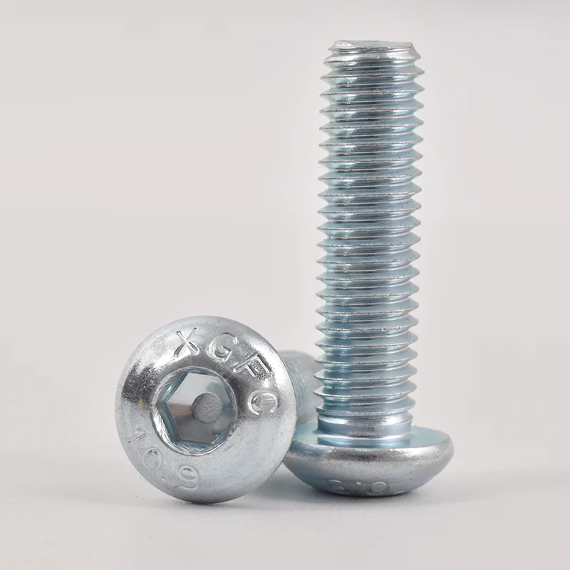 Galvanized hex tabernaculi button caput Cochleas