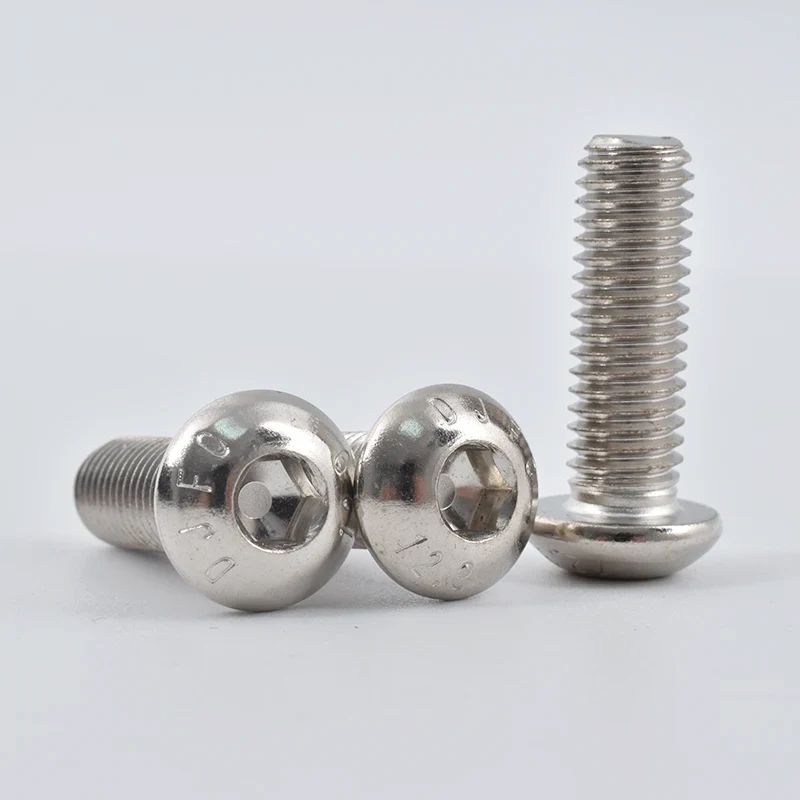 Nickel, Plated Hex Capsulae Button caput Cochleas