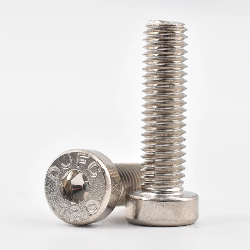Nickel, Plated Hex Singulo tenuis caput c Cochleas